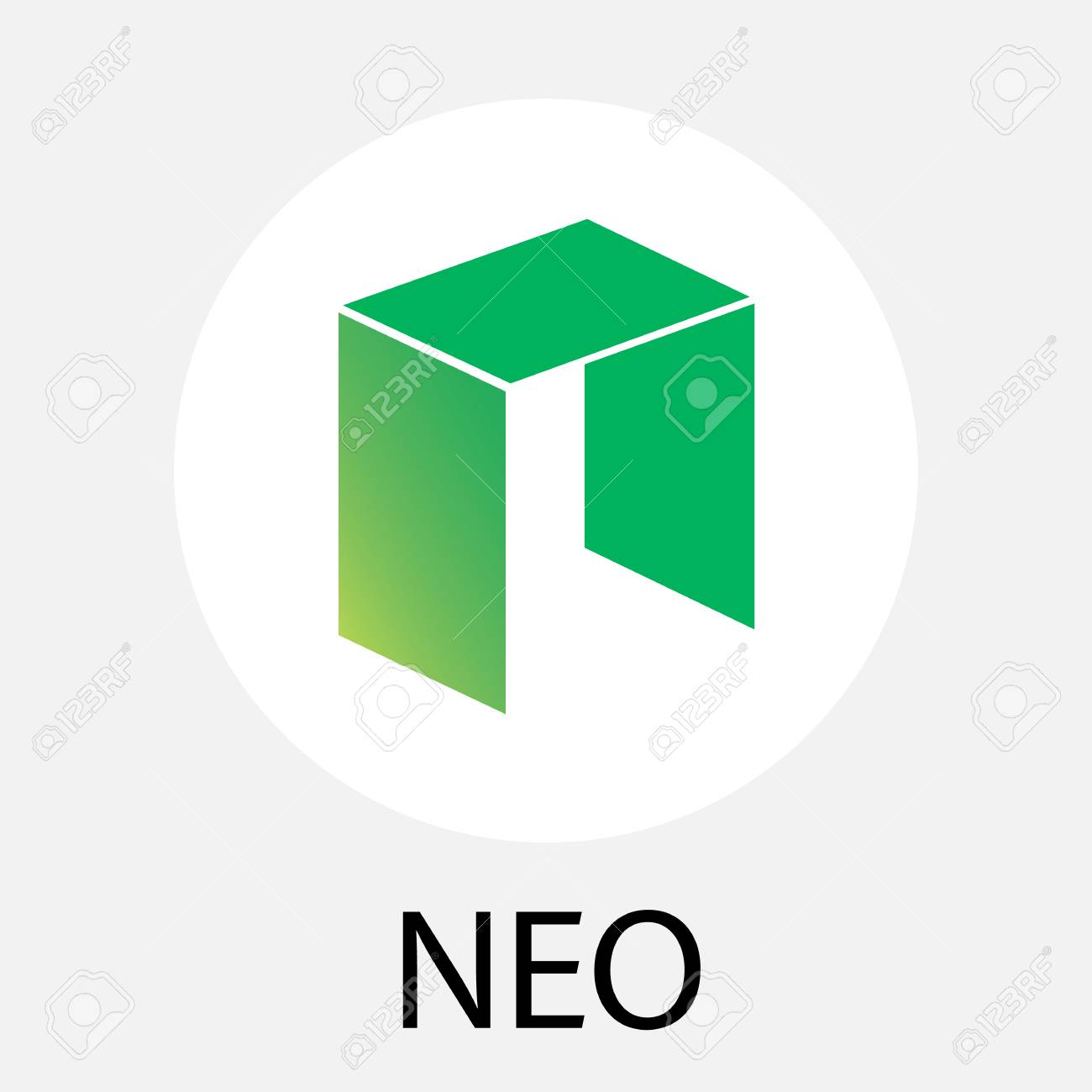 NEO (ANS) Antshares는 공개 체인 저작권 침해 벡터 로고를 비난했습니다. 로열티 무료 사진, 그림, 이미지 그리고  스톡포토그래피. Image 82888770