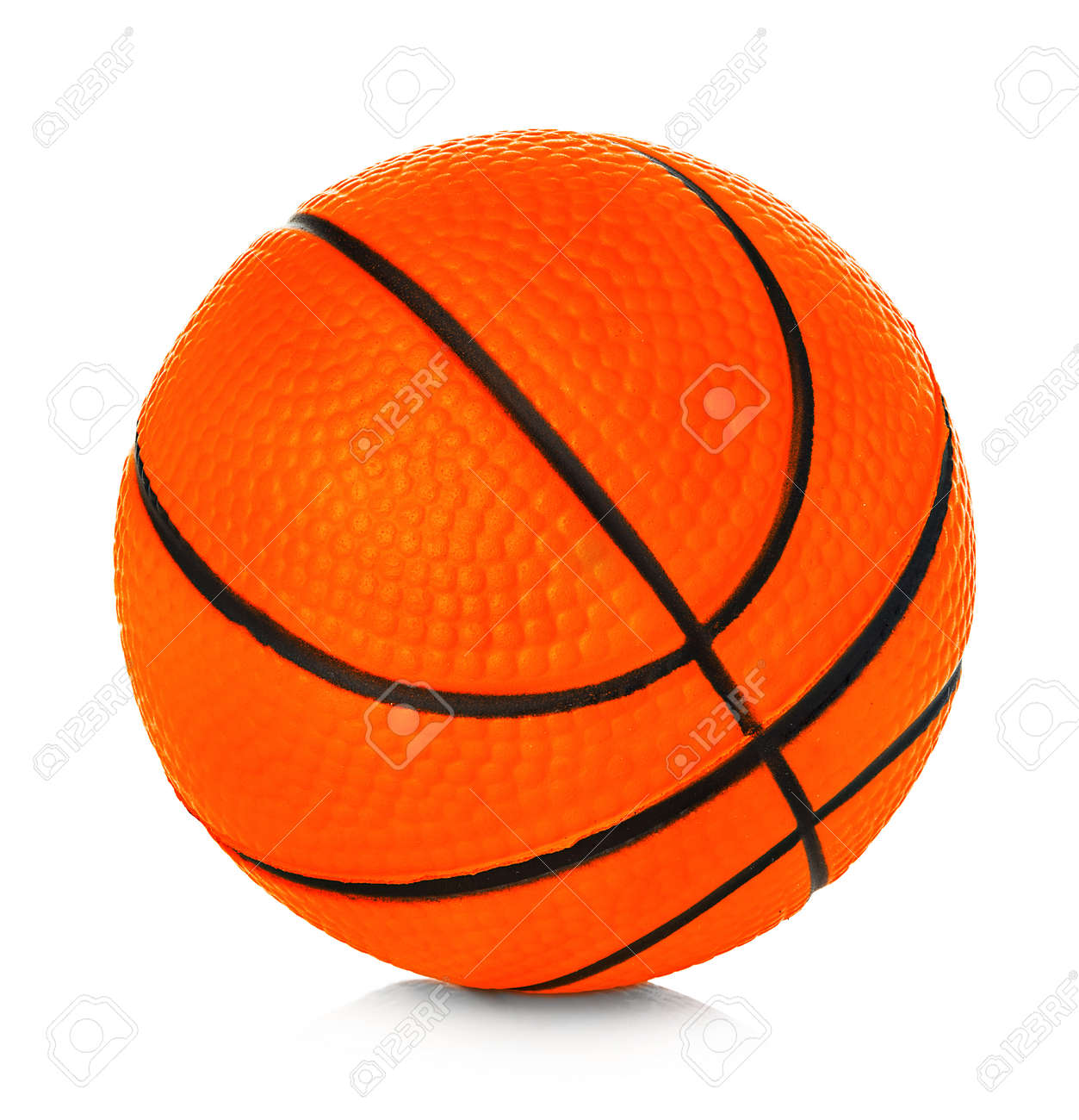 Orange basket ball close-up isolated on a white background. - 126197362 Orange basket ball close-up isolated on a white background. - 126197362