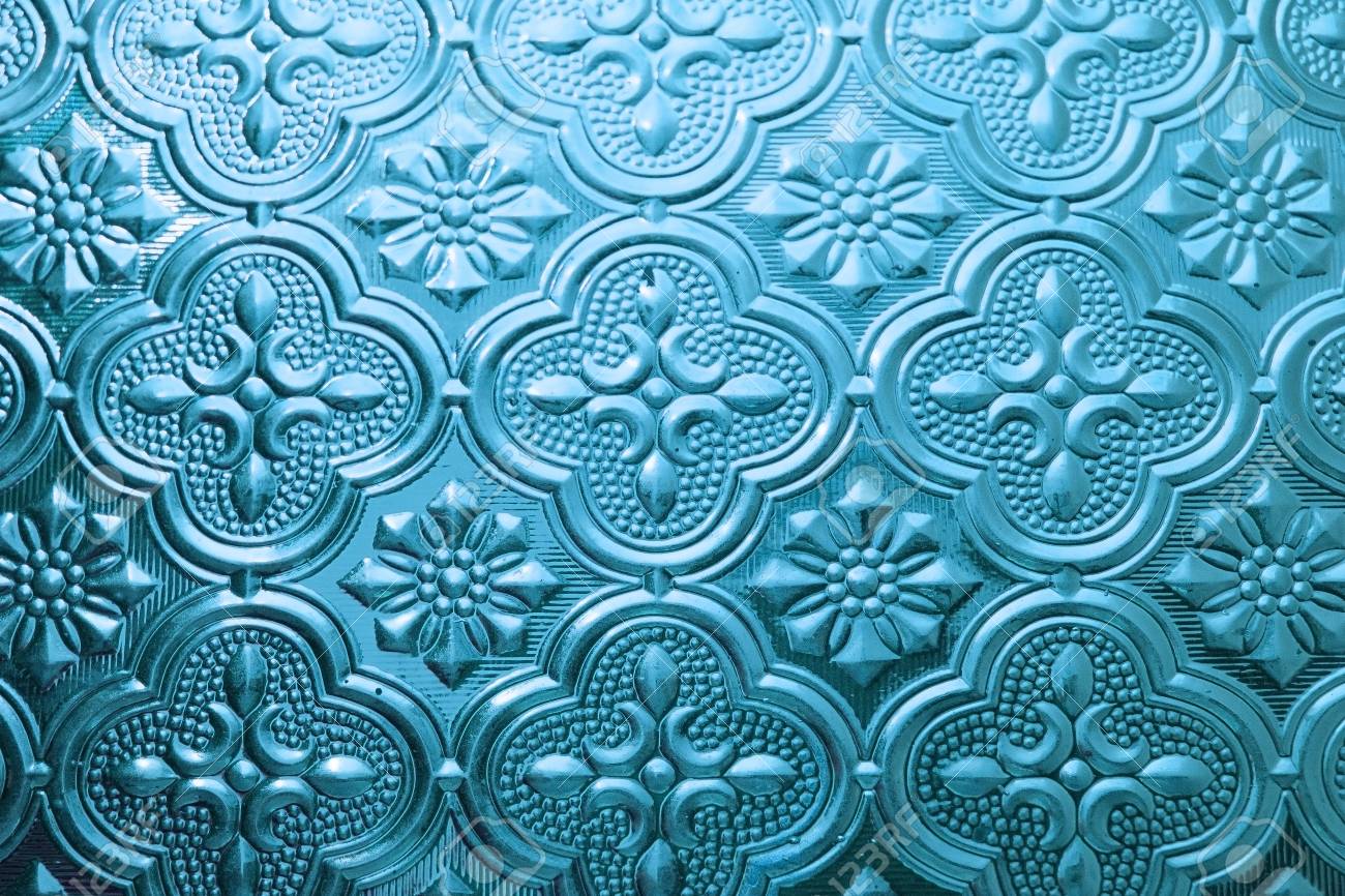 Textura Inconsutil Colorida Fondo De Cristal El Vidrio Floral Del