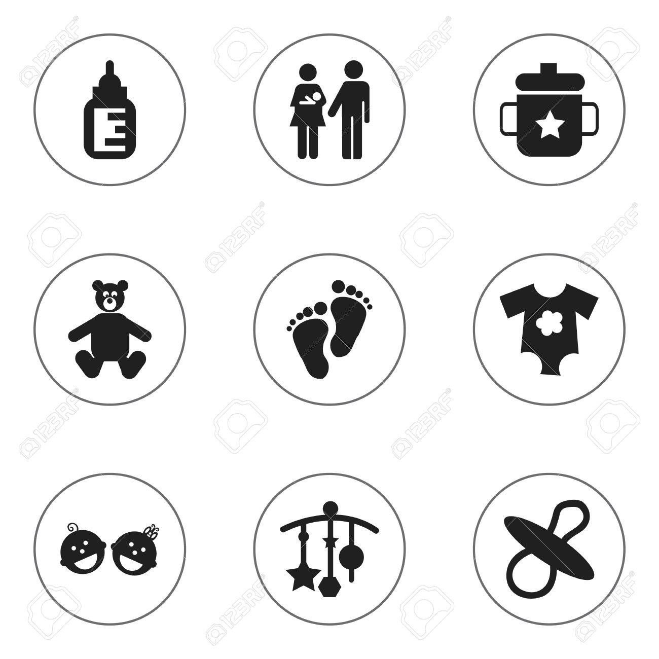 Set Of 9 Editable Child Icons. Includes Symbols Such As Nursing Bottle, Lineage, Adorn And More. Can Be Used For Web, Mobile, UI And Infographic Design. - 72881668 Set Of 9 Editable Child Icons. Includes Symbols Such As Nursing Bottle, Lineage, Adorn And More. Can Be Used For Web, Mobile, UI And Infographic Design. - 72881668