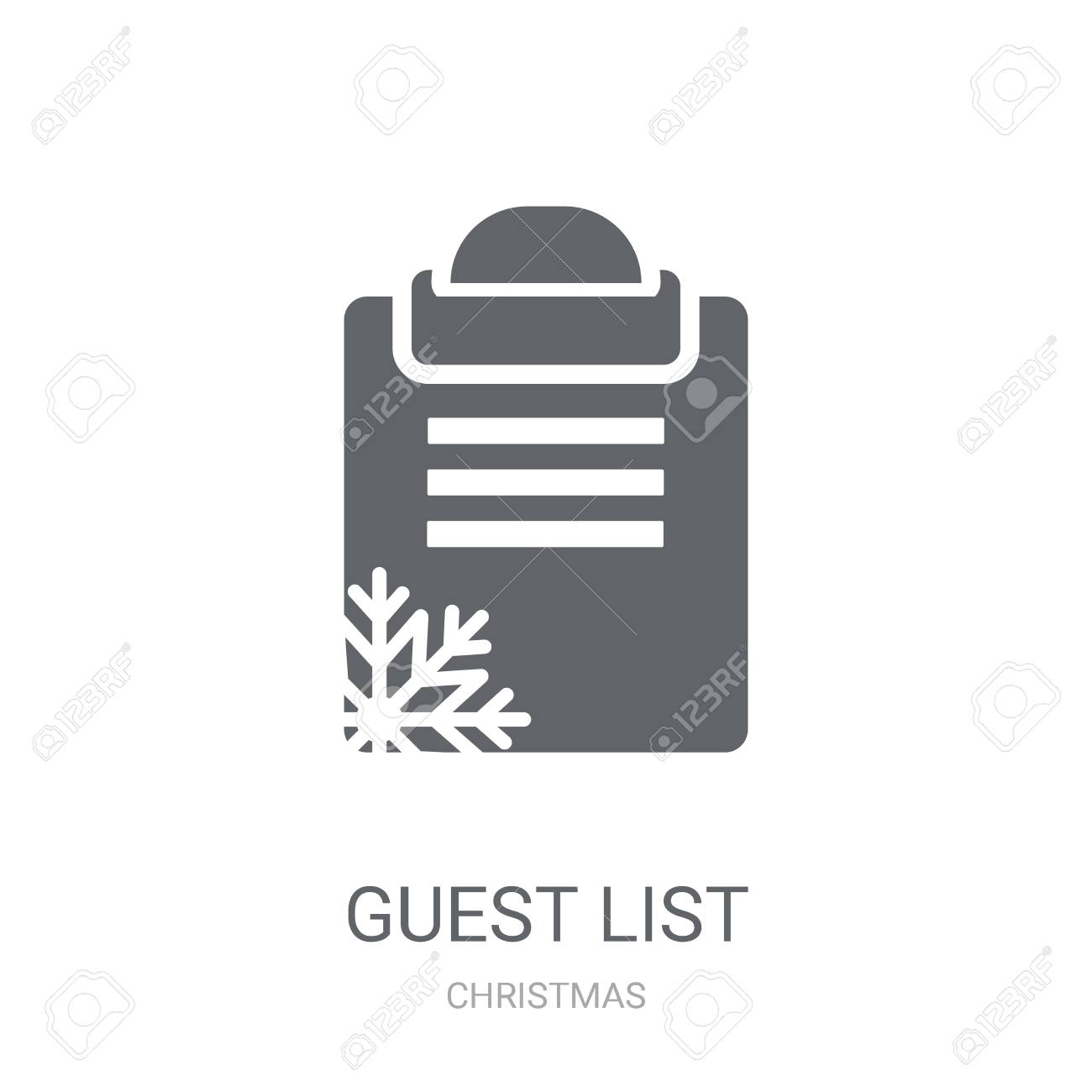 guest list icon trendy guest list logo concept on white background guest list app free