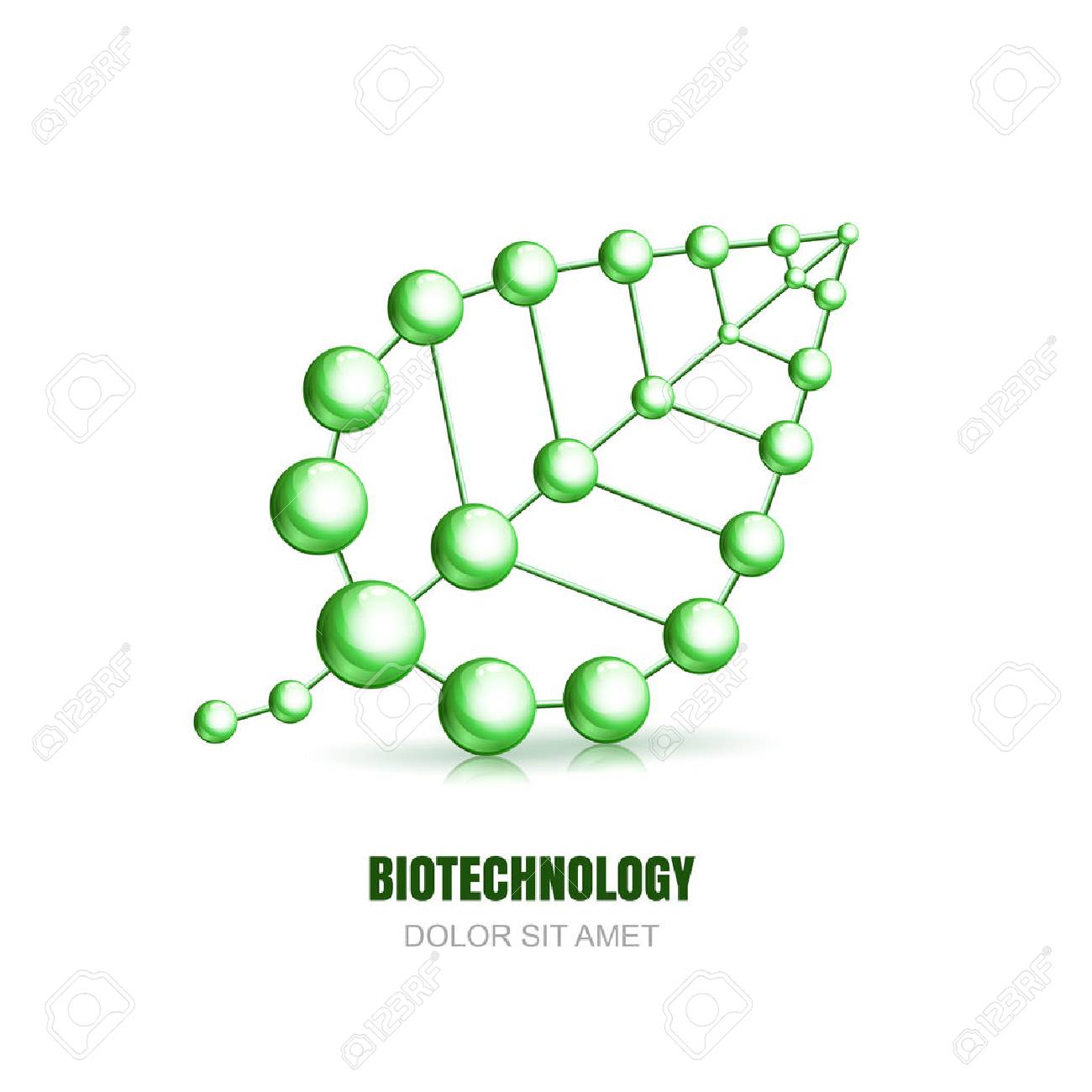 abstract molecular cell structure