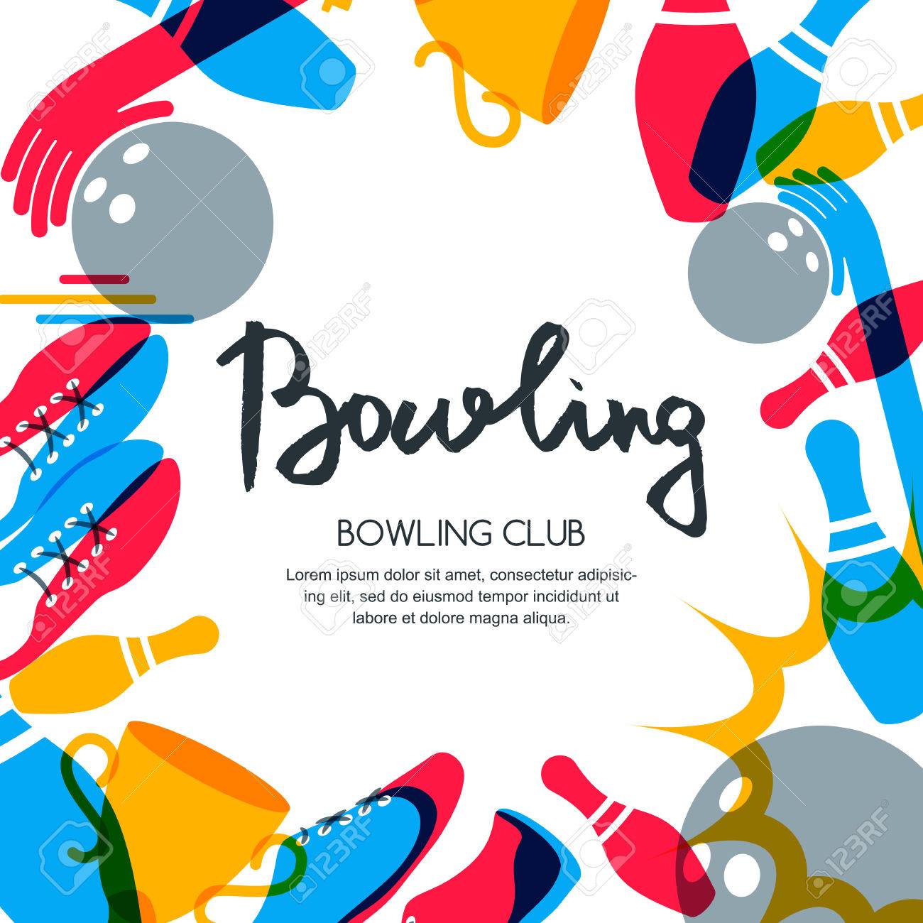 bowling border template