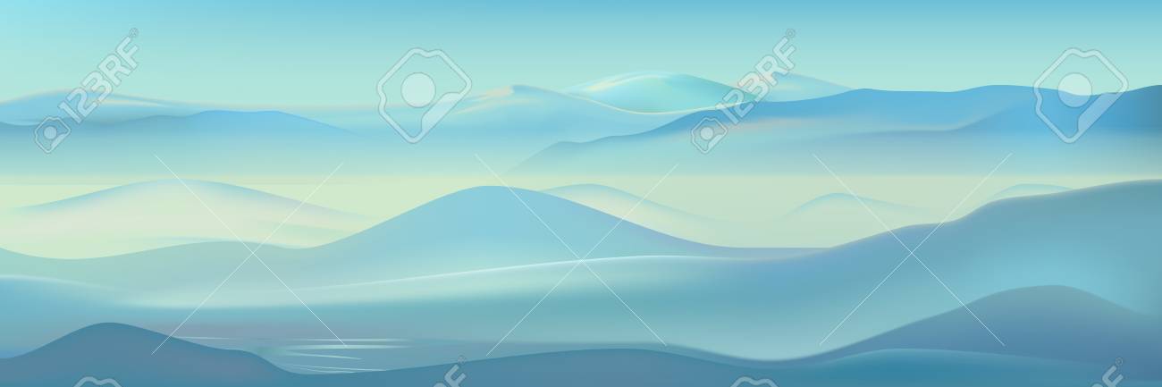 Light blue landscape Clearance