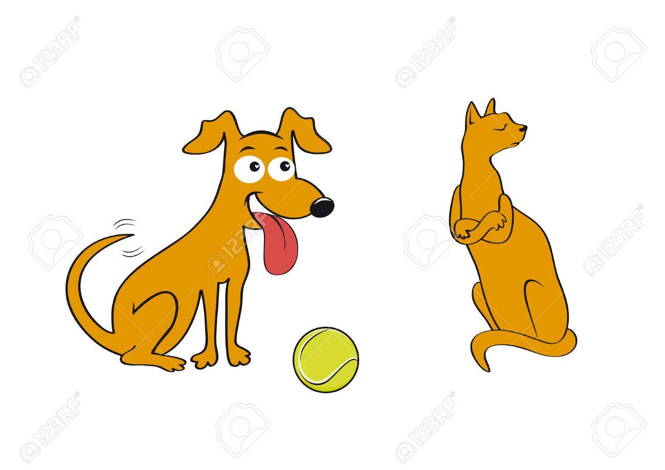 dog play ball