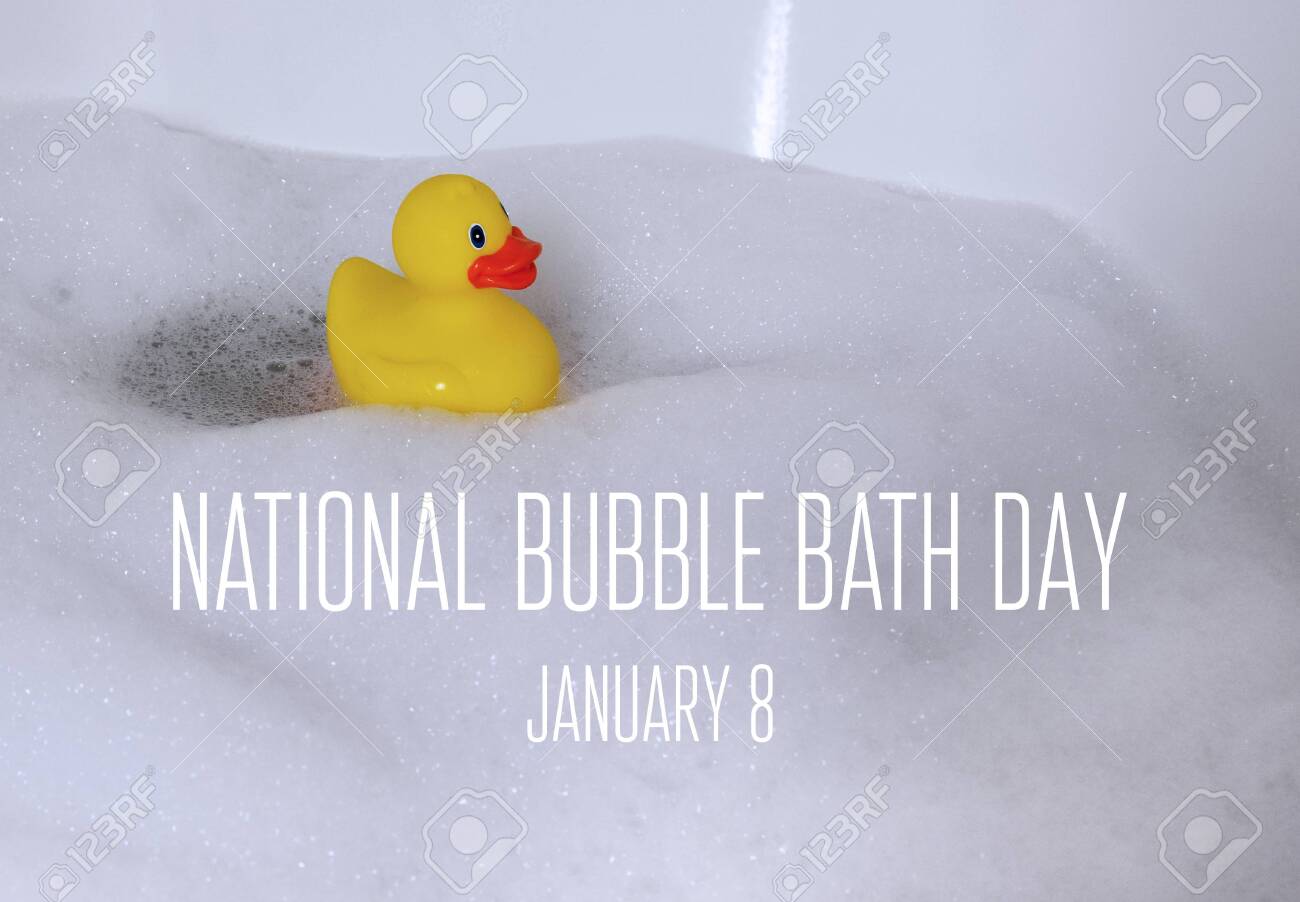 bubble bath duck