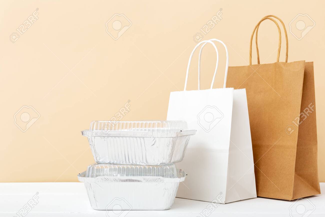 disposable paper bolsas for food