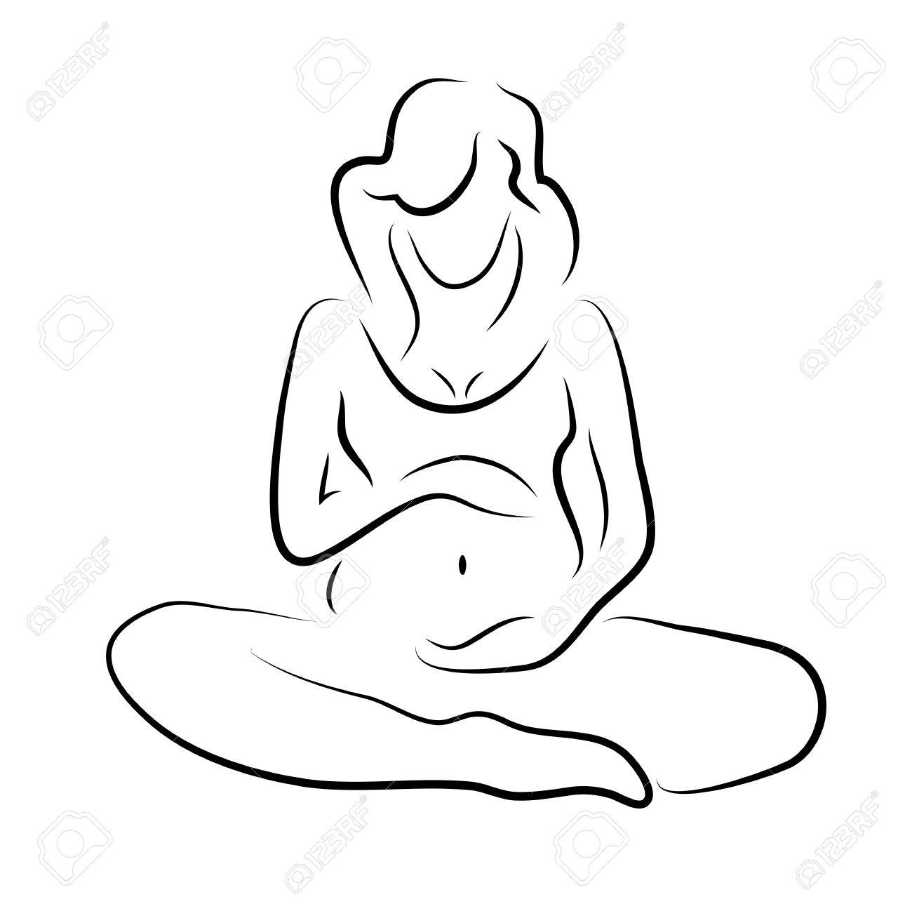 pregnant woman silhouette sketch isolated vector symbol royalty free cliparts vectors and stock illustration image 57356273 pregnant woman silhouette sketch isolated vector symbol