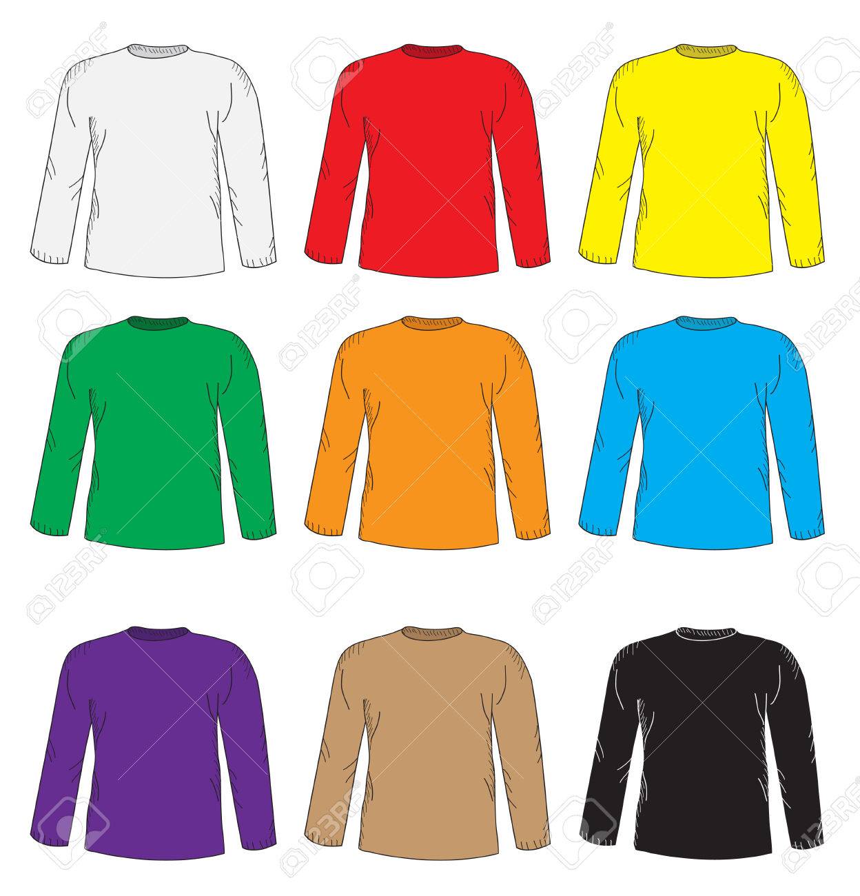 colored tee shirts