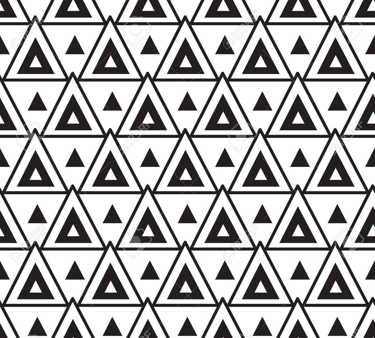 幾何学模様パターン シンプルなパターンでは メンフィスのスタイルを設定します ベクトル図のイラスト素材 ベクタ Image