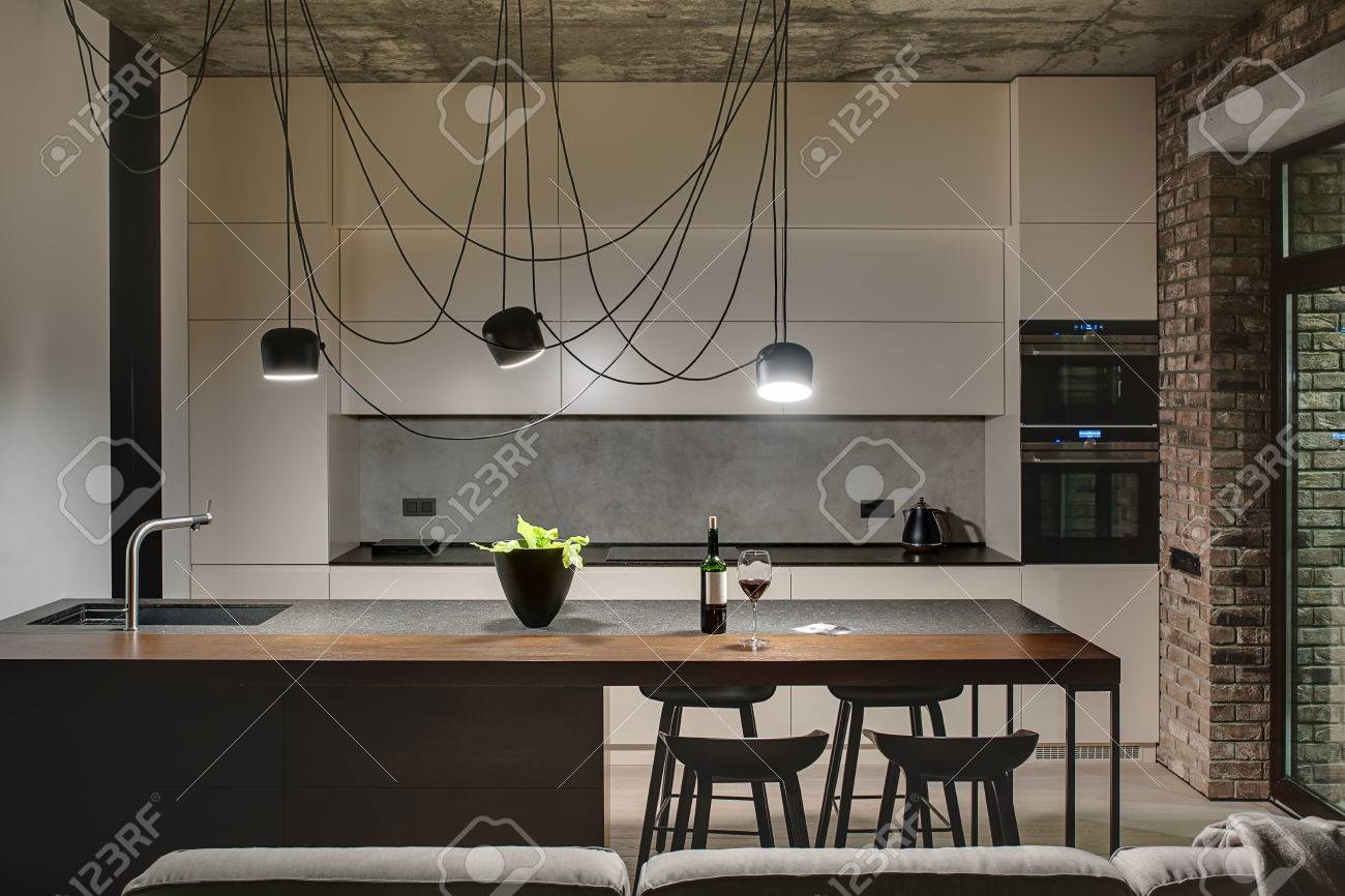 Jeffrey Alexander Loft Kitchen Island Isl12