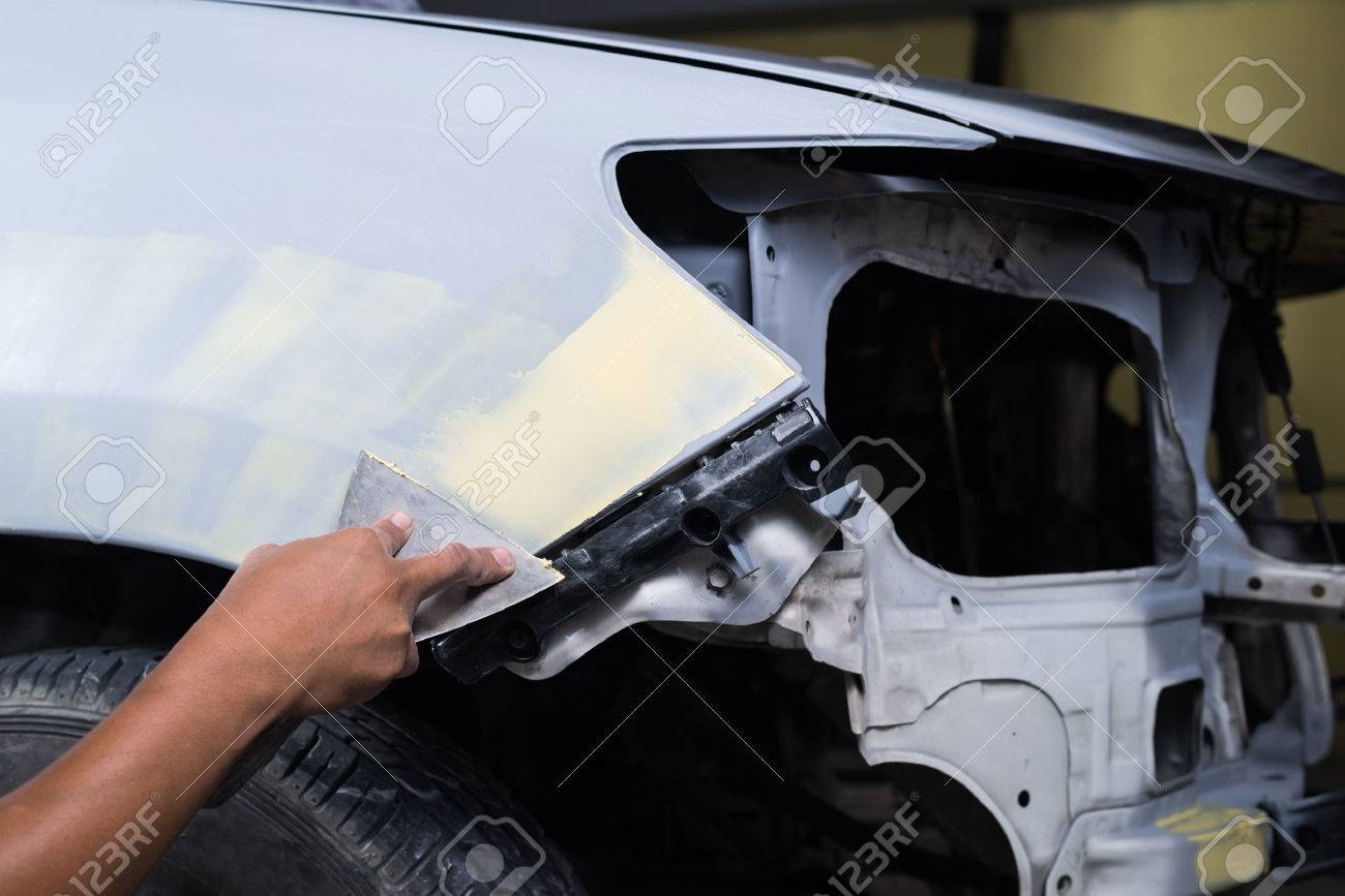 How to putty the car 84 How to putty the car 5