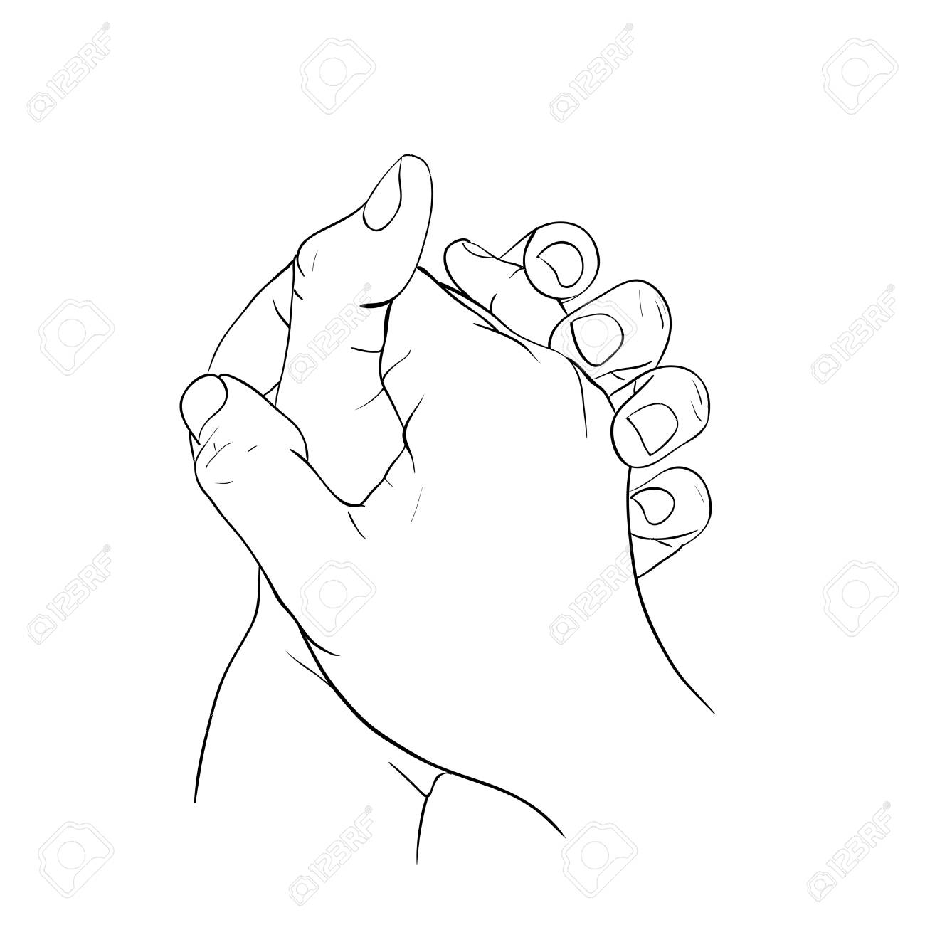 手を手をつなぐのイラスト素材 ベクタ Image 手を手をつなぐのイラスト素材 ベクタ Image