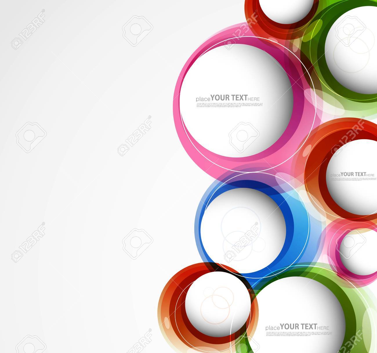 Abstract Colorful Circle Background Design Illustration Royalty Free Cliparts Vectors And Stock Illustration Image