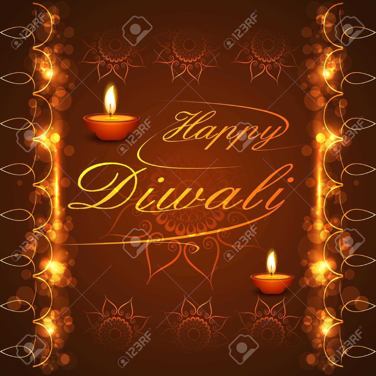 Happy Diwali Background Festival Bright Colorful Celebration Royalty Free Cliparts Vectors And Stock Illustration Image 23164479