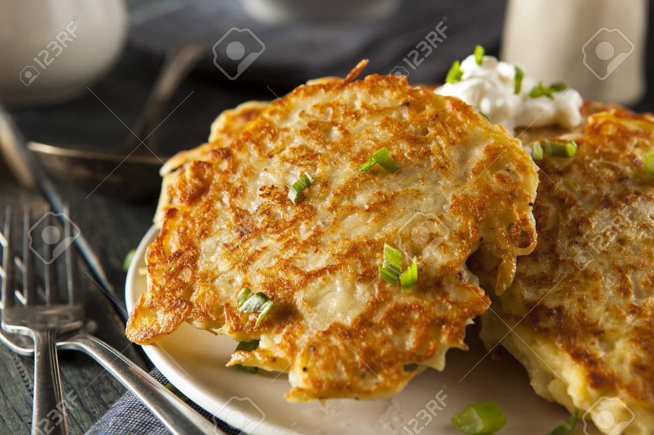 朝食の自家製 Boxty のアイルランドのジャガイモのパンケーキ の写真素材 画像素材 Image