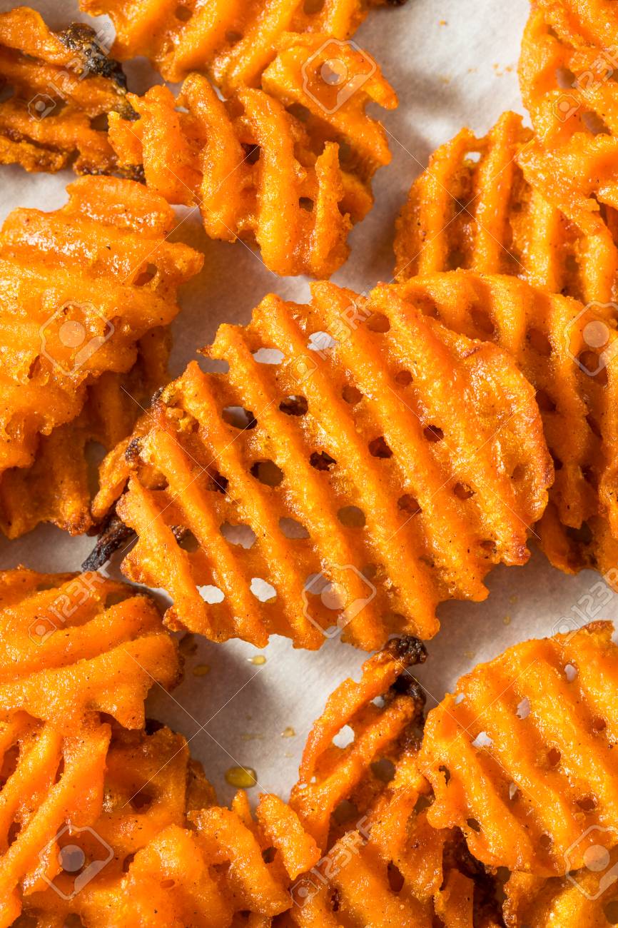 Homemade Sweet Potatoe Waffle Fries With Mayo Stock Photo Picture And Royalty Free Image Image 118924378