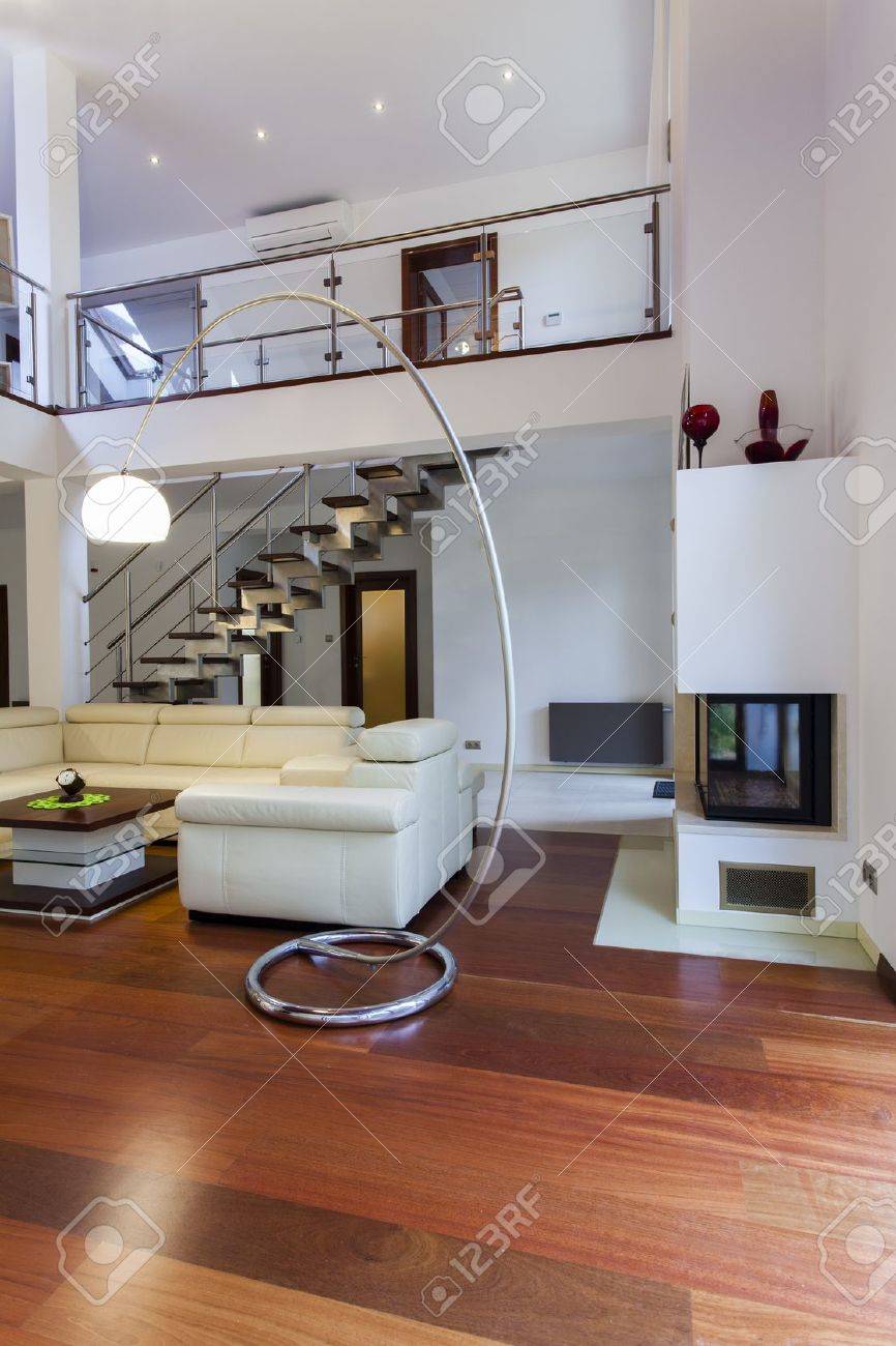 Stylish Interior Of The Big Modern House Stock Photo Picture And Royalty Free Image Image 15895756