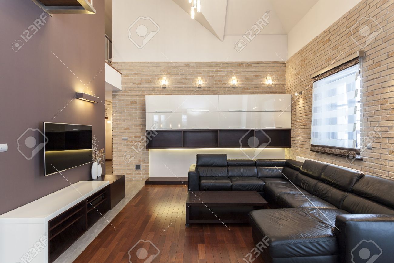 Grand design interno di una casa moderna e minimalista foto ...
