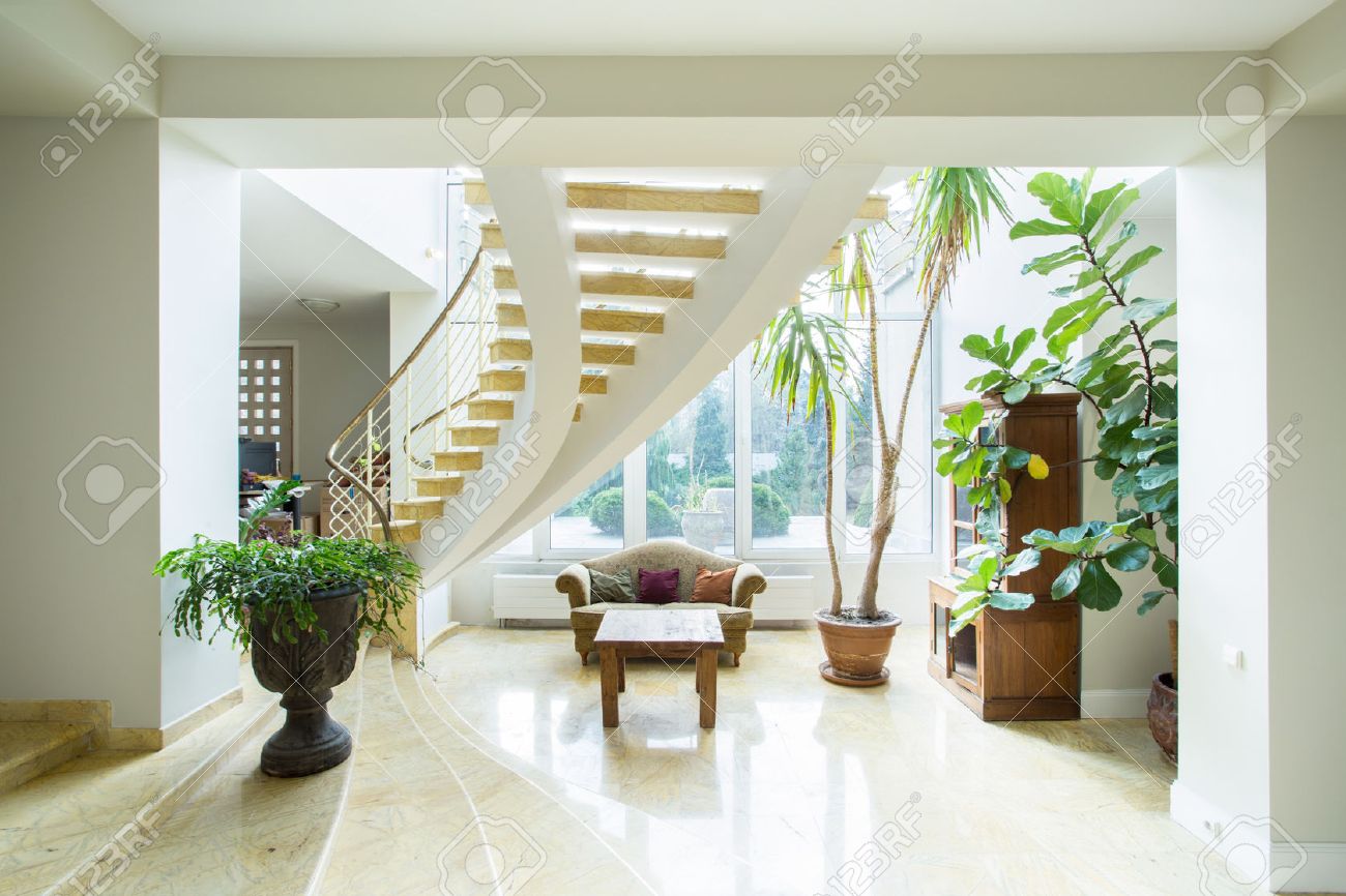 contemporary luxury mansion interior with spiral stairs stock photo 34251904 - Luxury Mansion Interior contemporary luxury mansion interior with spiral stairs stock photo 34251904 - Luxury Mansion Interior