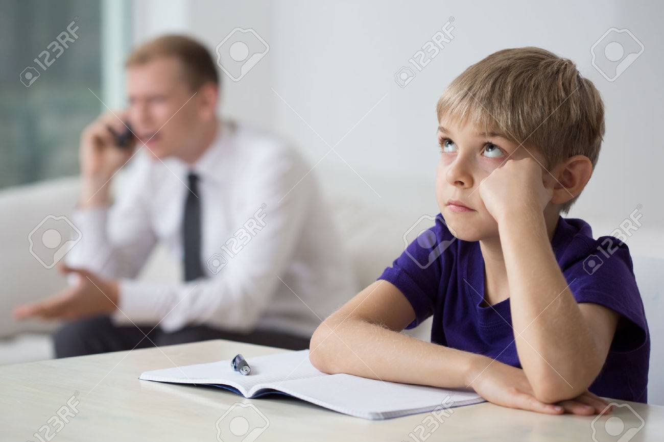 Close Up Of Bored Child Sitting At The Desk Stock Photo Picture And Royalty Free Image Image 35447309