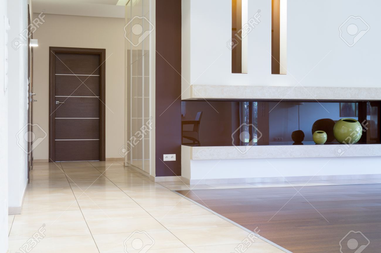 Modern Apartment Inside view of apartment entrance inside modern interior stock photo Modern Apartment Inside view of apartment entrance inside modern interior stock photo