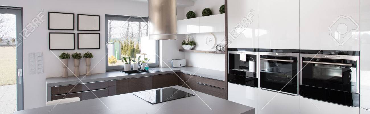Modern Kitchen Equipment new technology kitchen equipment in modern house stock photo Modern Kitchen Equipment new technology kitchen equipment in modern house stock photo