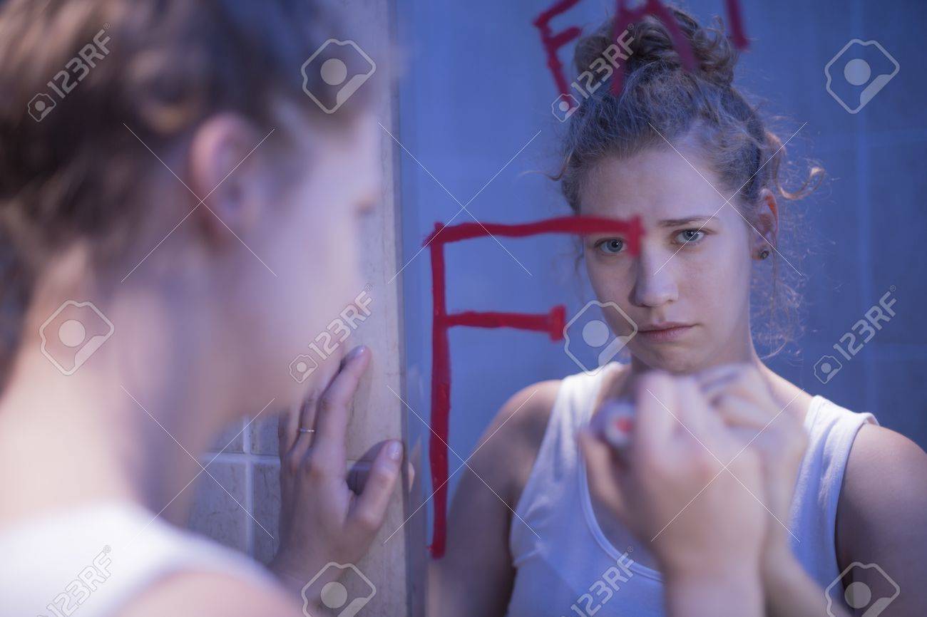 Crying Girl Is Looking In The Mirror Stock Photo Picture And Royalty Free Image Image Crying Girl Is Looking In The Mirror Stock Photo Picture And Royalty Free Image Image