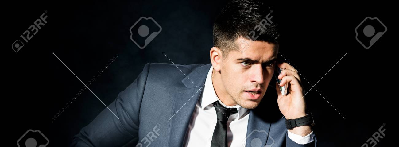 terrible boss is calling to his employee stock photo picture and terrible boss