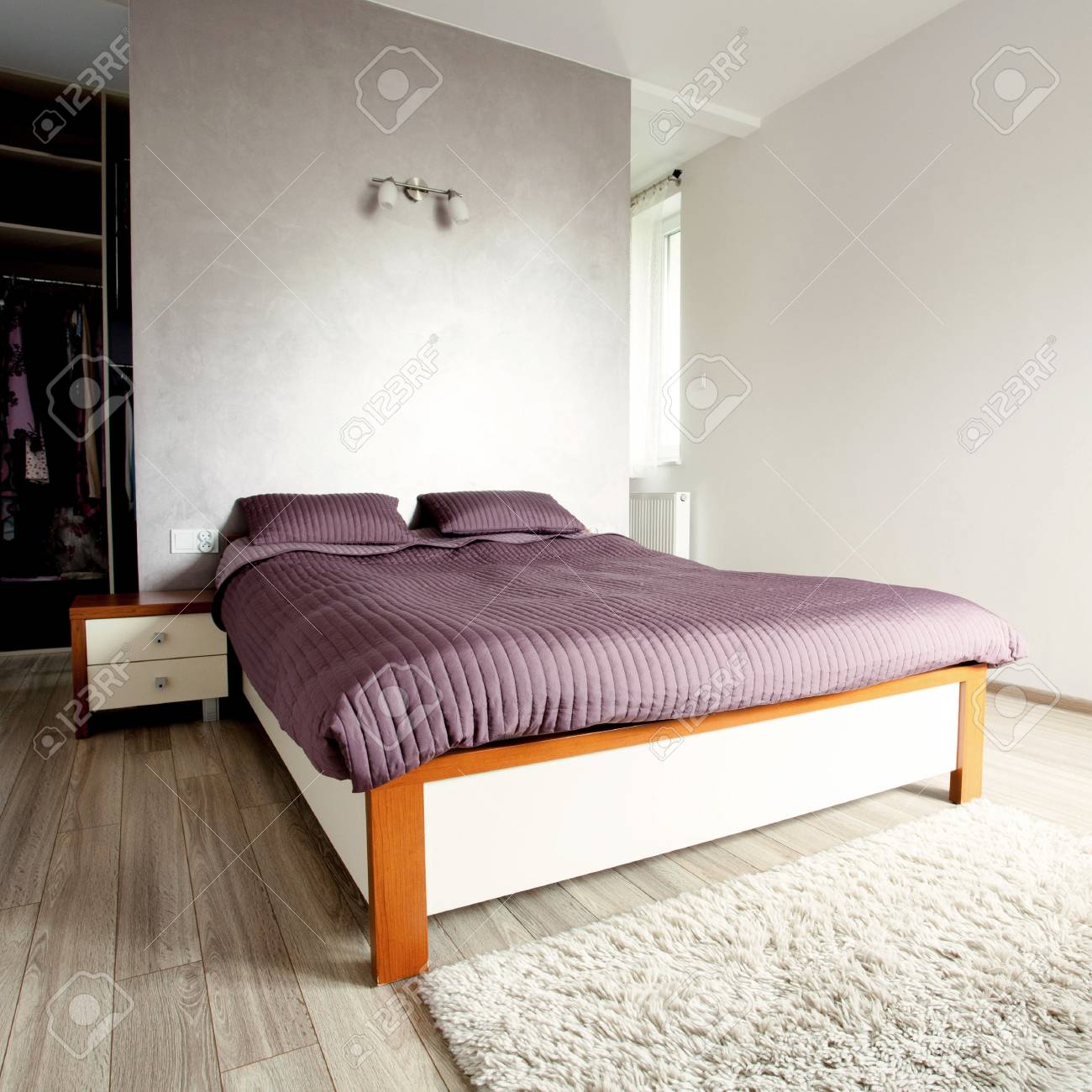 Inside Of The New Luxury Clean Bedroom Stock Photo, Picture and Royalty  Free Image. Image 57364517., image size:1300x1300