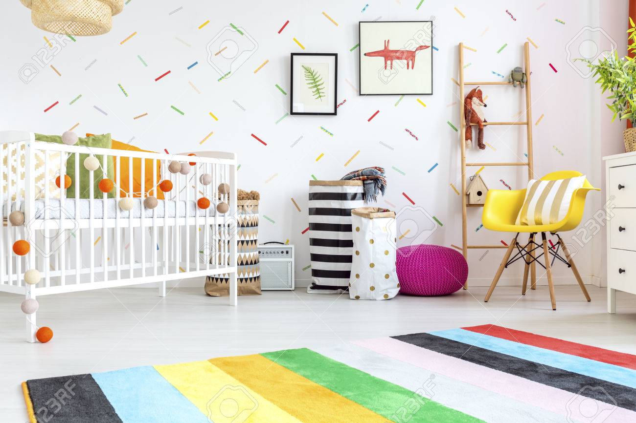 yellow cot