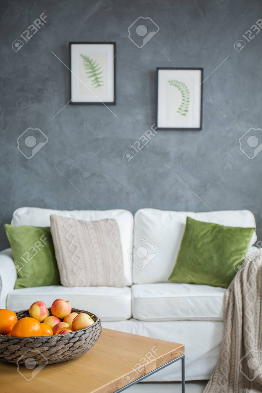 green pillows for sofa