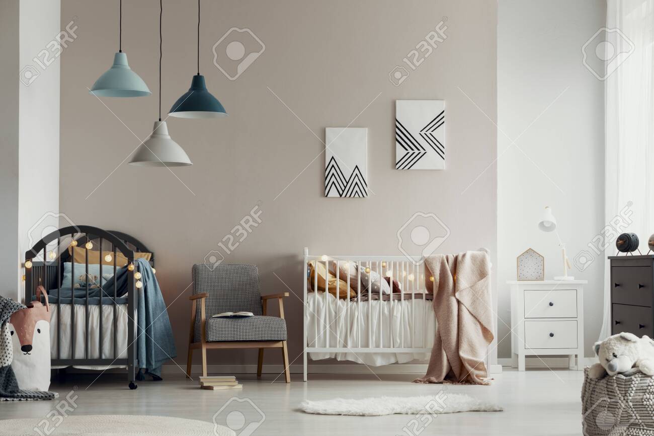 scandi baby nursery