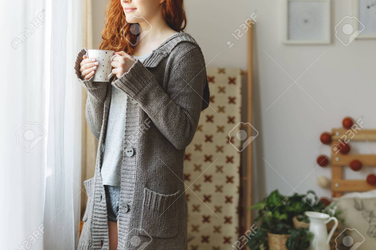 redhead sweater