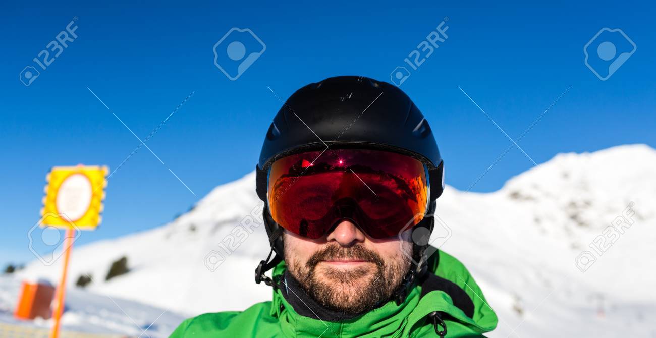 oversized ski goggles