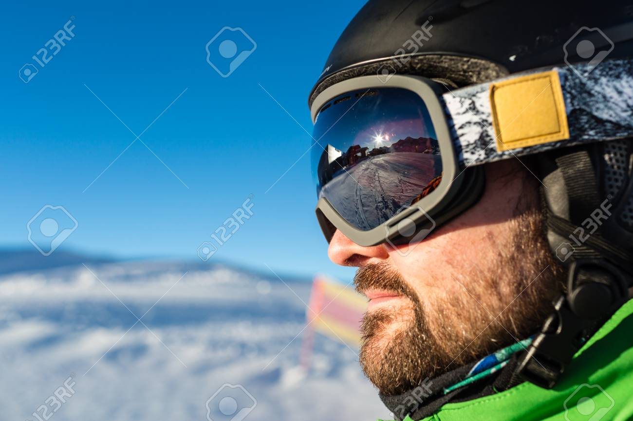 oversized ski goggles