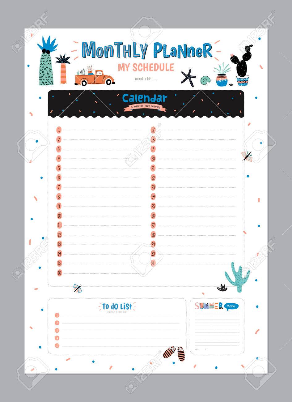 scandinavian weekly and daily planner template organizer and weekly organizer planner