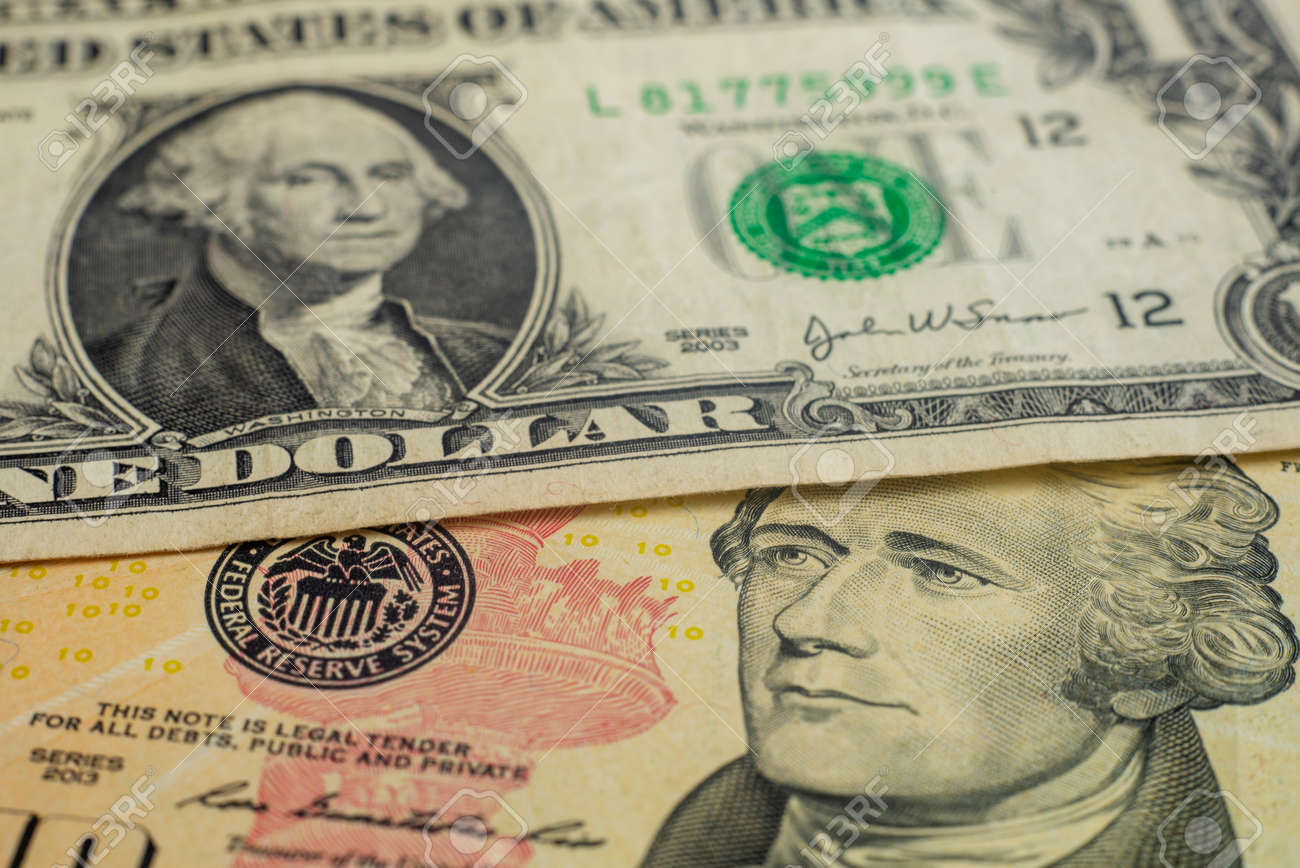 미국 통화 Usd 미국 달러 또는 미국 달러 돈 배경 로열티 무료 사진, 그림, 이미지 그리고 스톡포토그래피. Image  188848431