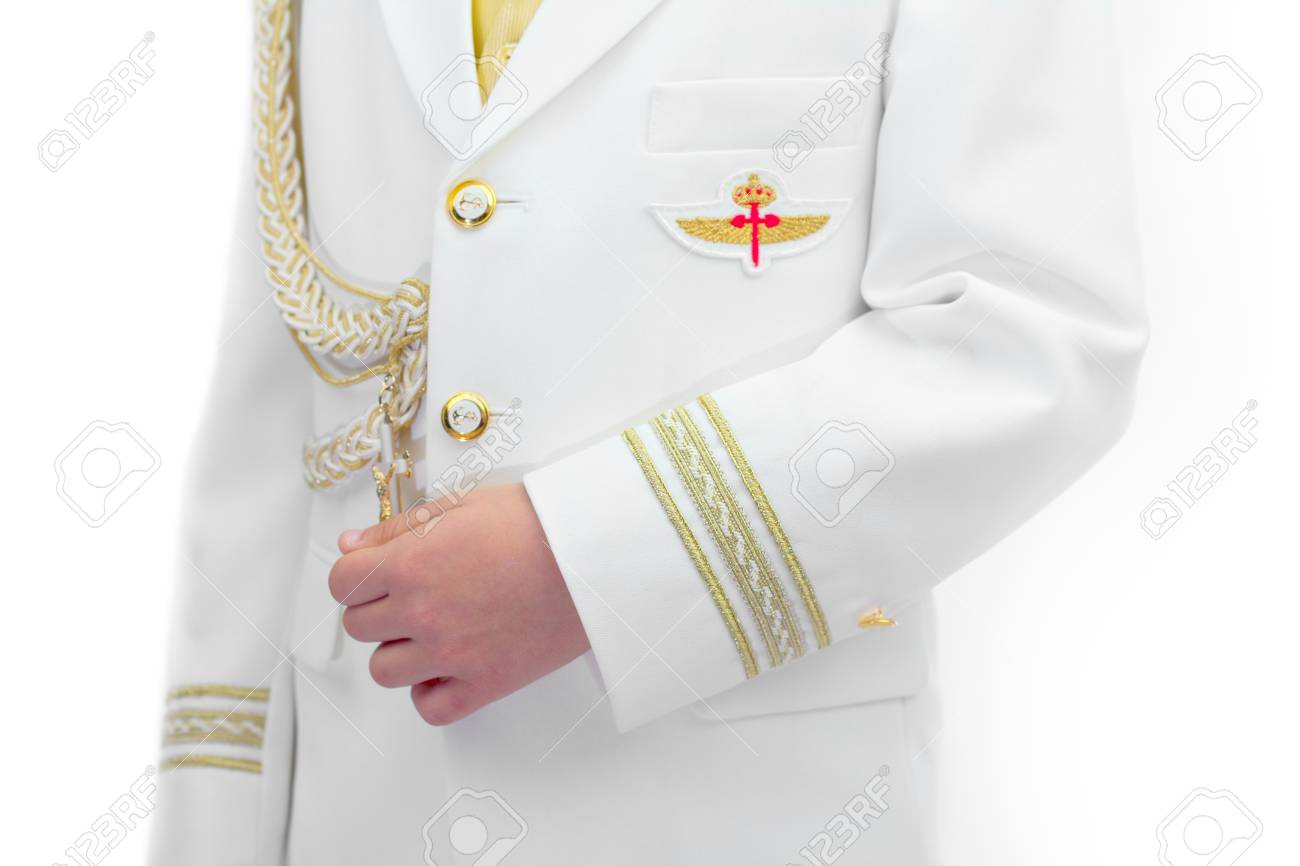 white first communion suit