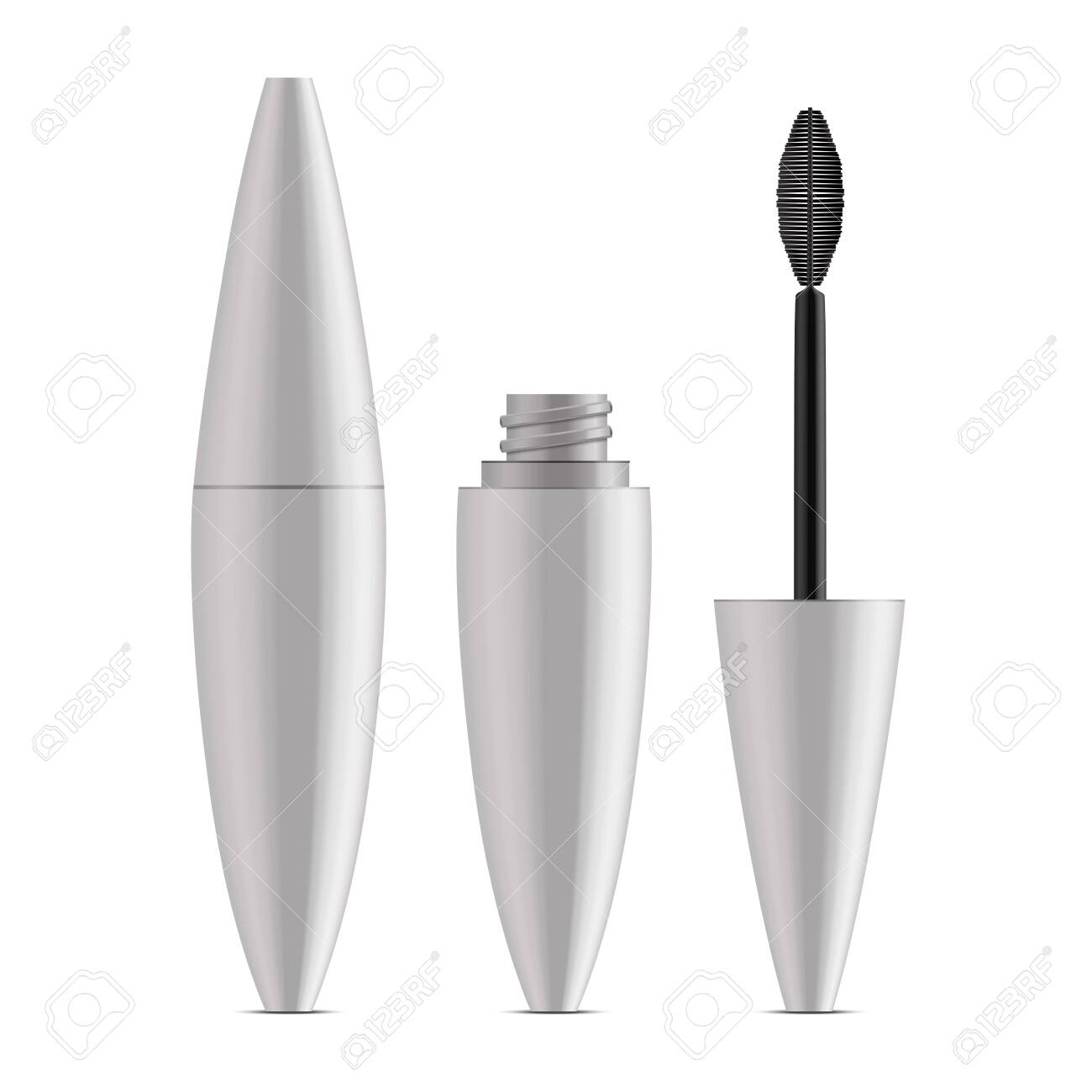 Download Realistic Detailed 3d White Blank Tube With Mascara Empty Template Mockup Set Vector Illustration Of Ink For Eyelashes Royalty Free Cliparts Vectors And Stock Illustration Image 138266499