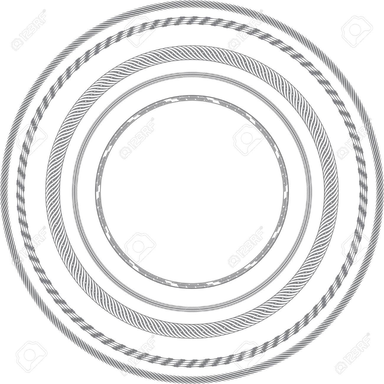 ケーブルおよびワイヤー リングのイラスト素材 ベクタ Image