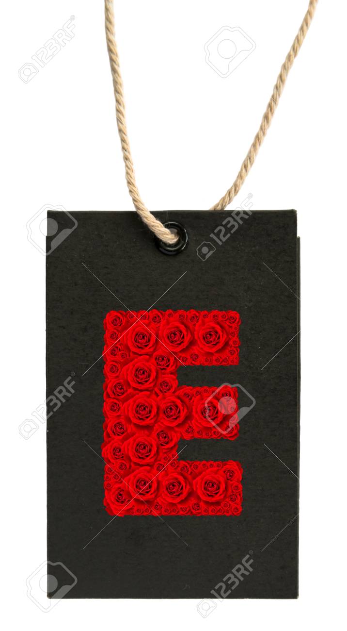 roses alphabet letter e