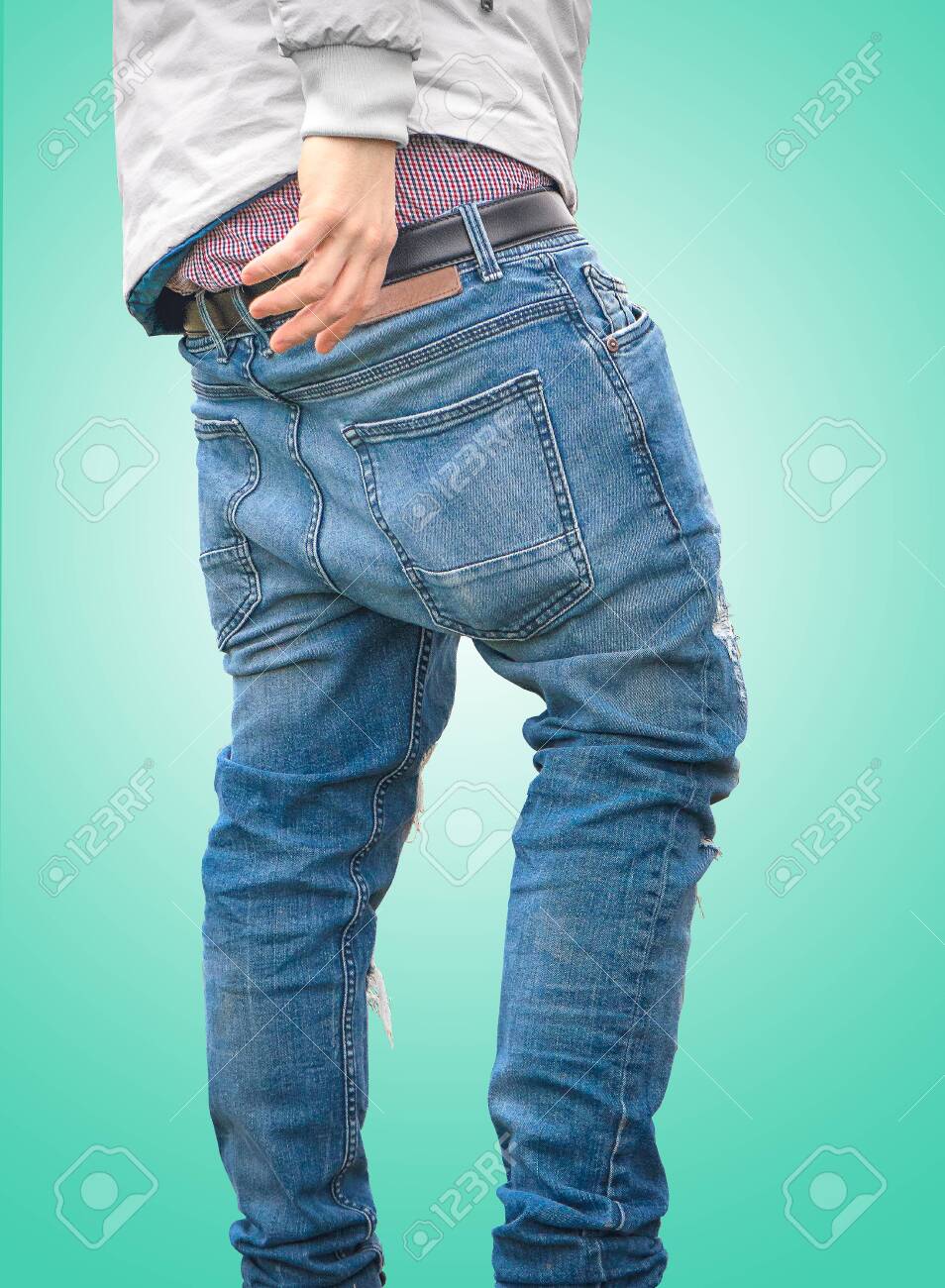 male butt jeans