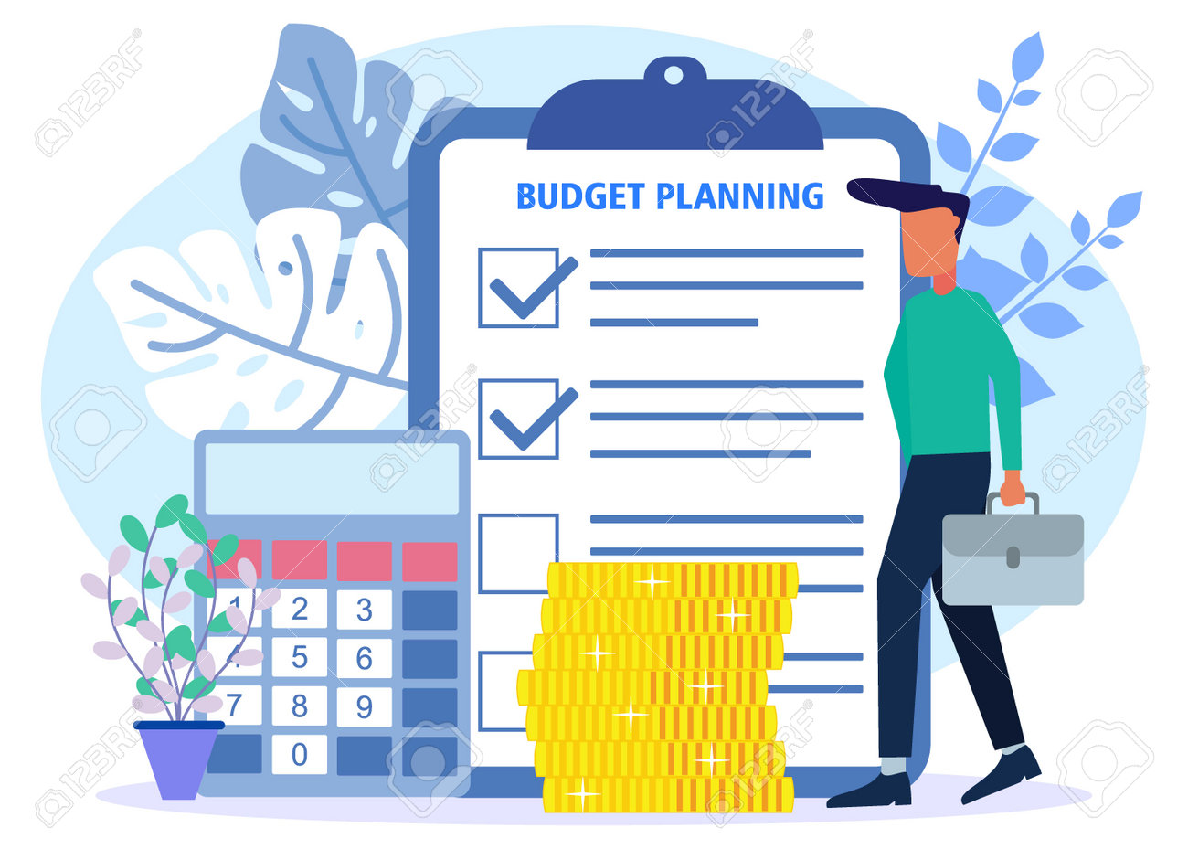 https://previews.123rf.com/images/bilahstudio/bilahstudio2103/bilahstudio210300996/166366668-vector-illustration-of-business-concept-budget-planning-financial-analyst-on-checklist-paper-new.jpg
