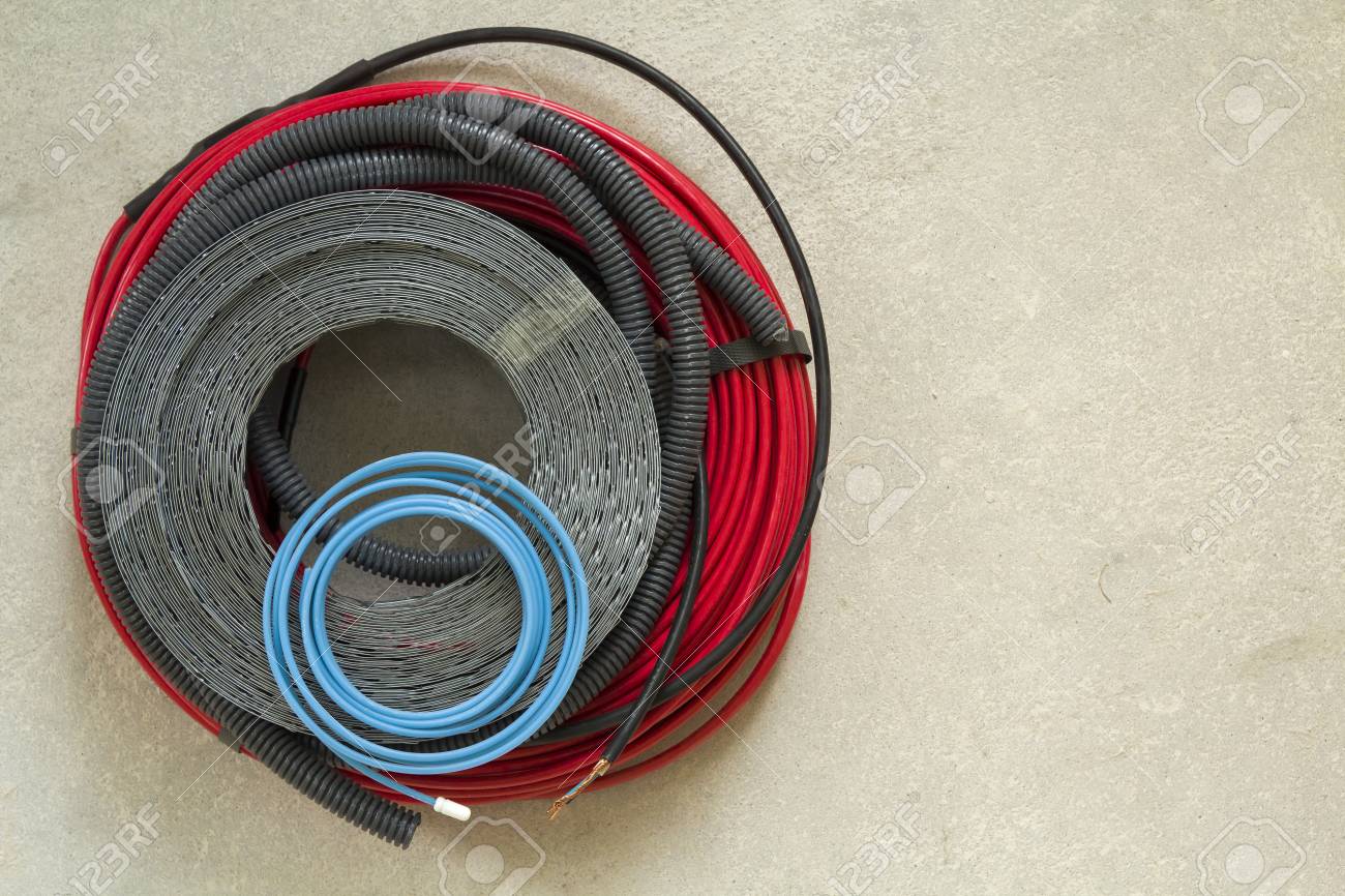 Heating Floor System Wires And Cables Renovation And Construction