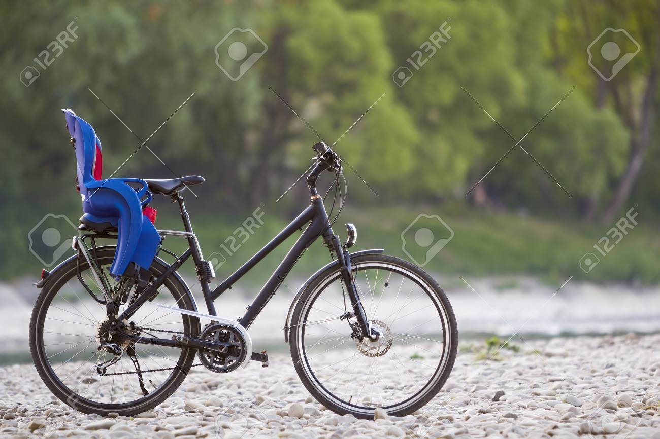 standing on bike seat