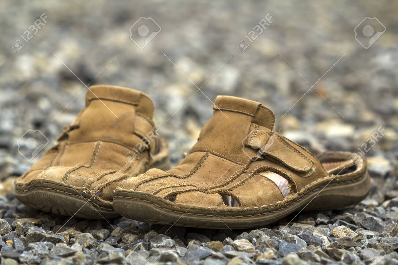 old man sandals