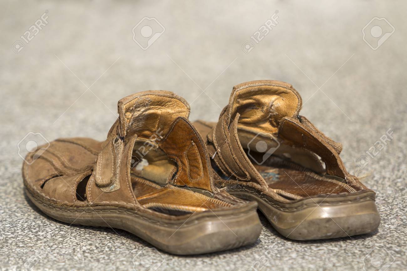 old man sandals