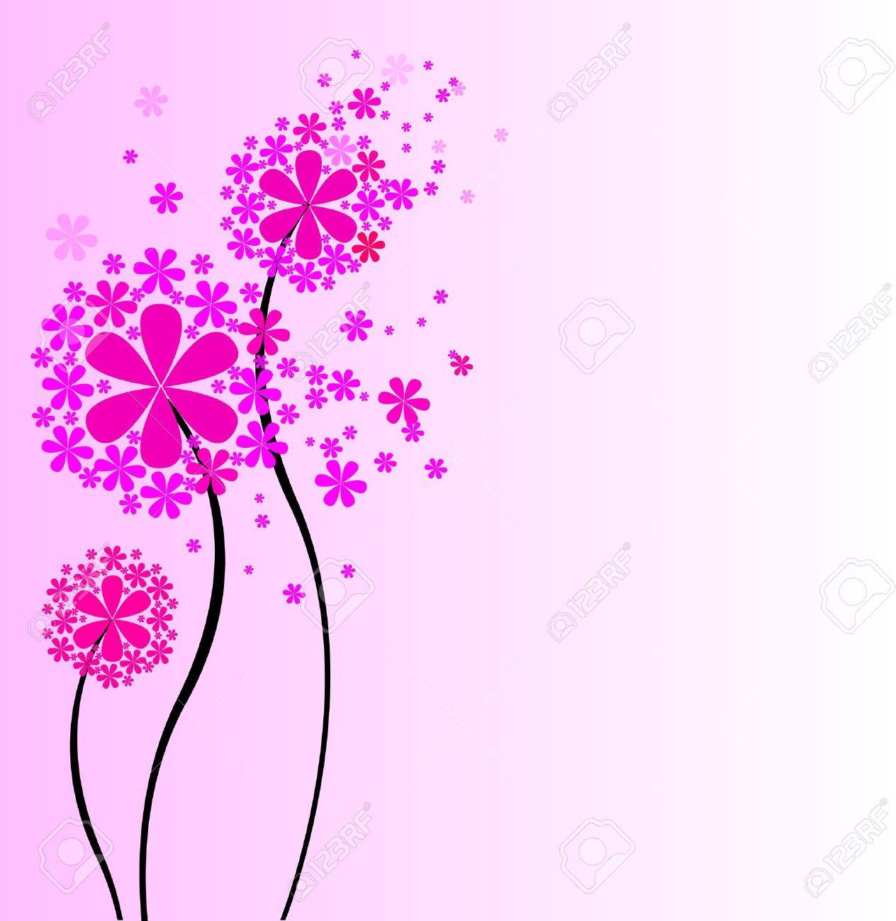 花のイラストかわいいブーケ のイラスト素材 ベクタ Image