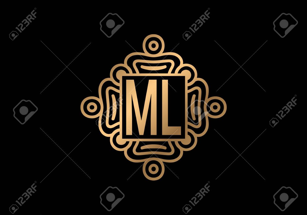 Initial Monogram Letter M L Logo Design Vector Template Ml Letter Logo Design Royalty Free Cliparts Vectors And Stock Illustration Image